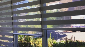 Duo rolgordijn montage Meliskerke